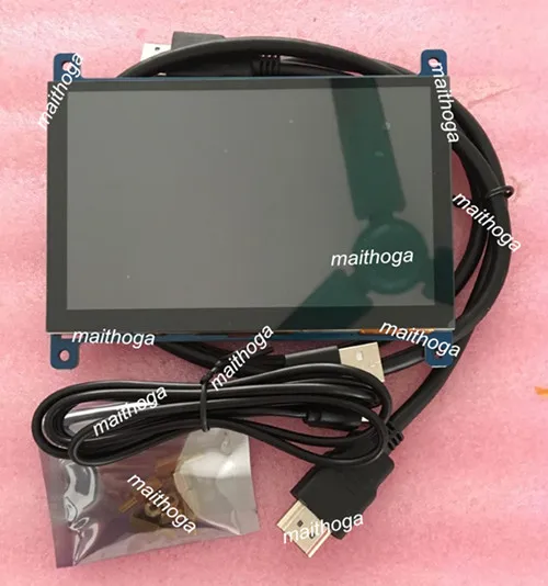 RPi 5,0 дюймов 16,7 М TFT lcd HD HDMI емкостный сенсорный экран для Win7/Win8/Win10 LINUX Android USB CTP интерфейс 800*480