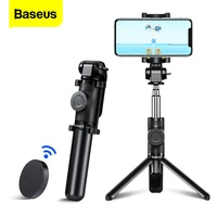 baseus bluetooth selfie stick tripod for iphone 11 pro xs max x 6s xiaomi 9 huawei mobile phone mini self selfiestick monopod
