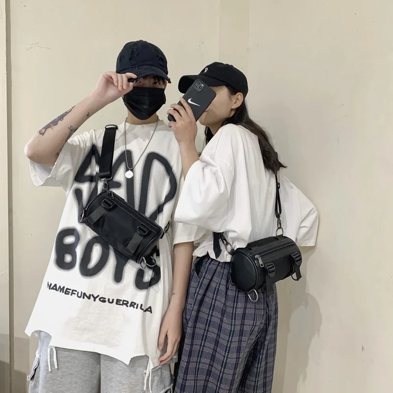 

Мужская сумка-мессенджер, новая Корейская универсальная мужская сумка через плечо для отдыха, вместительная сумка через плечо в студенческ...