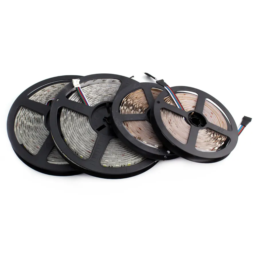 Светодиодная лента 12 В гибкая Водонепроницаемая светодиодная SMD 2835 5050 5 м 60