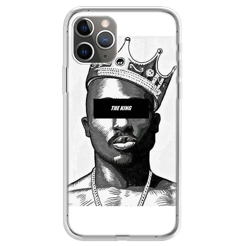 2Pac Makaveli Tupac Amaru Shakur Clear Phone Case For iPhone 11Pro XR 7 8 6 6S Plus X XS MAX 5 5S SE Story Silicone Cover |