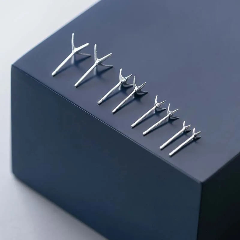 Серьги-гвоздики с четырьмя зажимами 10 шт. | Украшения и аксессуары