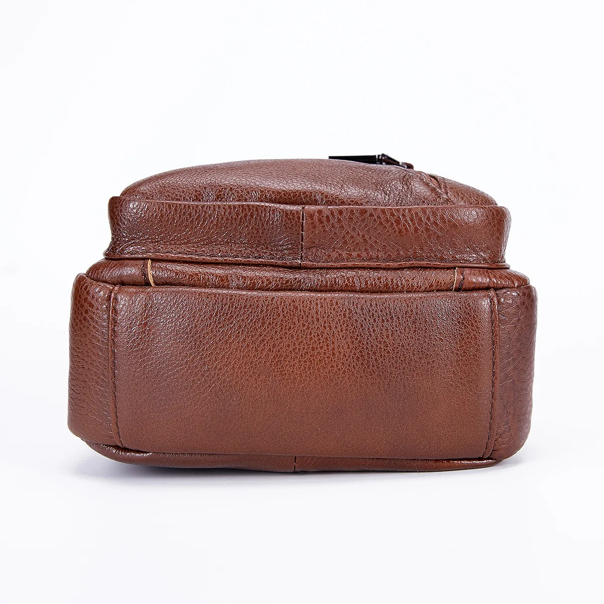 Men's Leather Sling Bag Chest Shoulder Backpack Purse Waterproof Crossbody Bags Outdoor Travel Camping Cycling Tactical Daypack