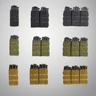 Одинарныйдвойнойтройной подсумок для журналов, тактические аксессуары для стрельбы, охоты, жилет, аксессуары для тактического снаряжения, страйкбола