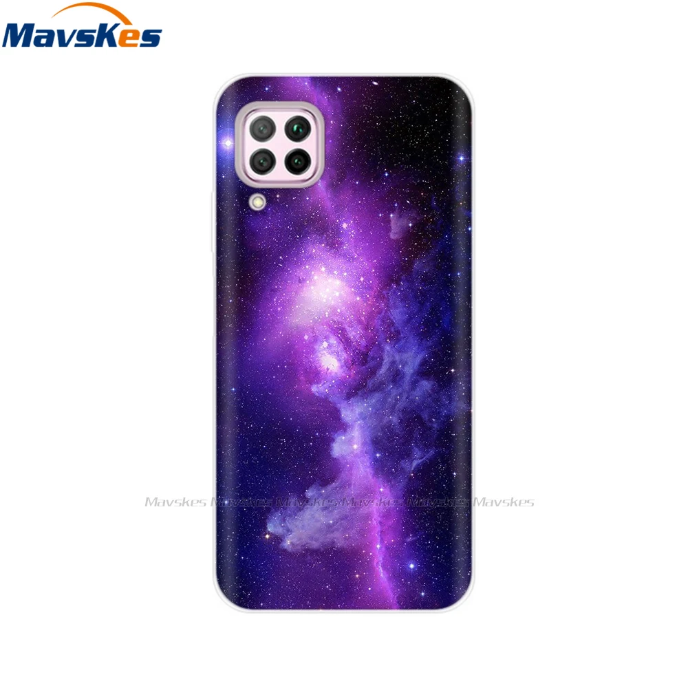 For Huawei P40 lite Case Transparent Soft TPU Protector Back Cover for Lite E P 40 P40Lite Pro Cases Bumper | Мобильные телефоны и