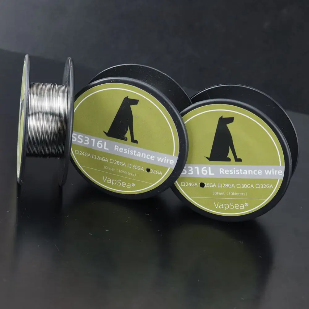 30 футов A1 Kanthal Ni80 SS316L Supefine резисторы нагревательный провод 10 метров DIY распылитель