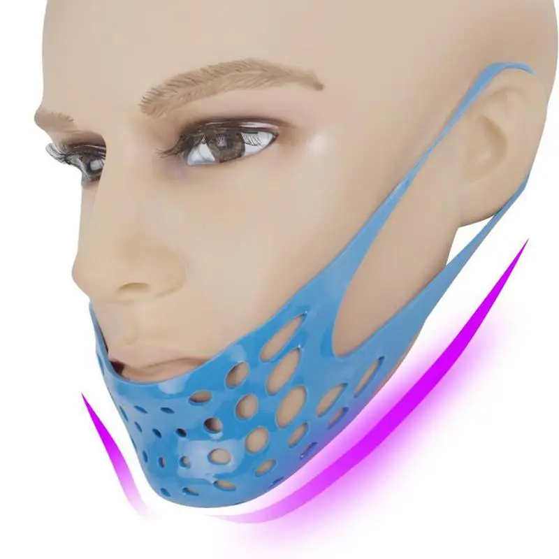 

Silicone thin face belt Lift Riem Dubbele Kin Gezicht Slim Afslanken Huidverzorging Riem Herbruikbare Facail beauty Tool