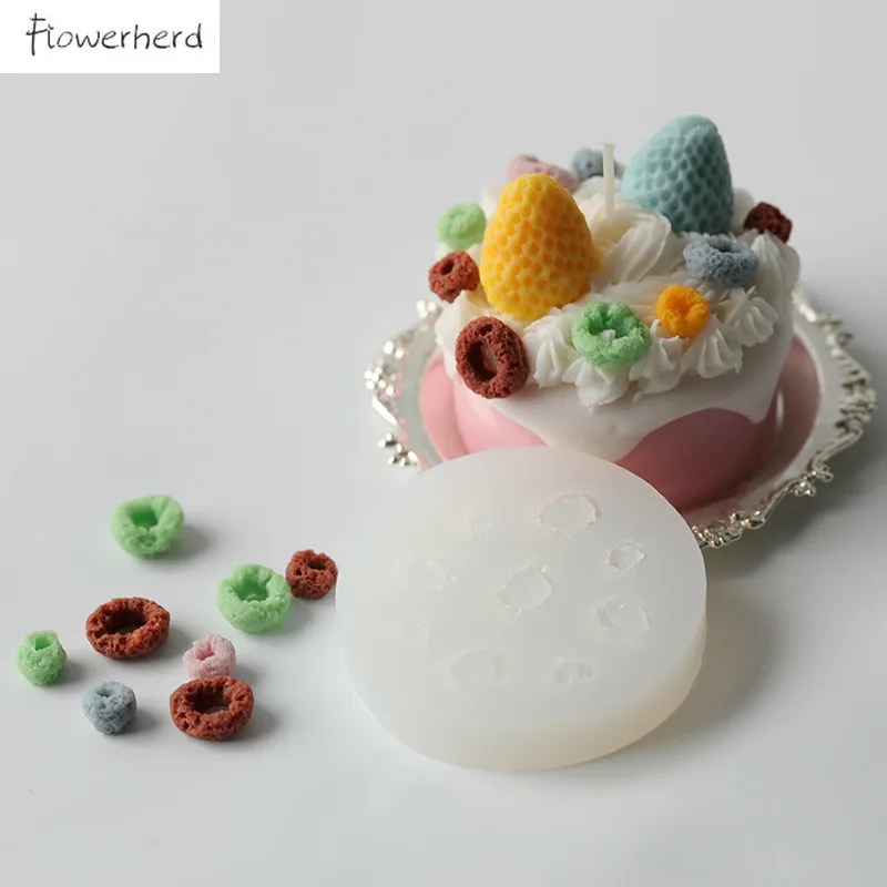 Мини пончик искусственная форма для шоколада Украшение Тортов ароматерапии в