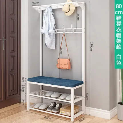 

Shoe-changing stool hanger hanger home entrance coat rack small entrance can sit shoe cabinet soft bag shoe rack