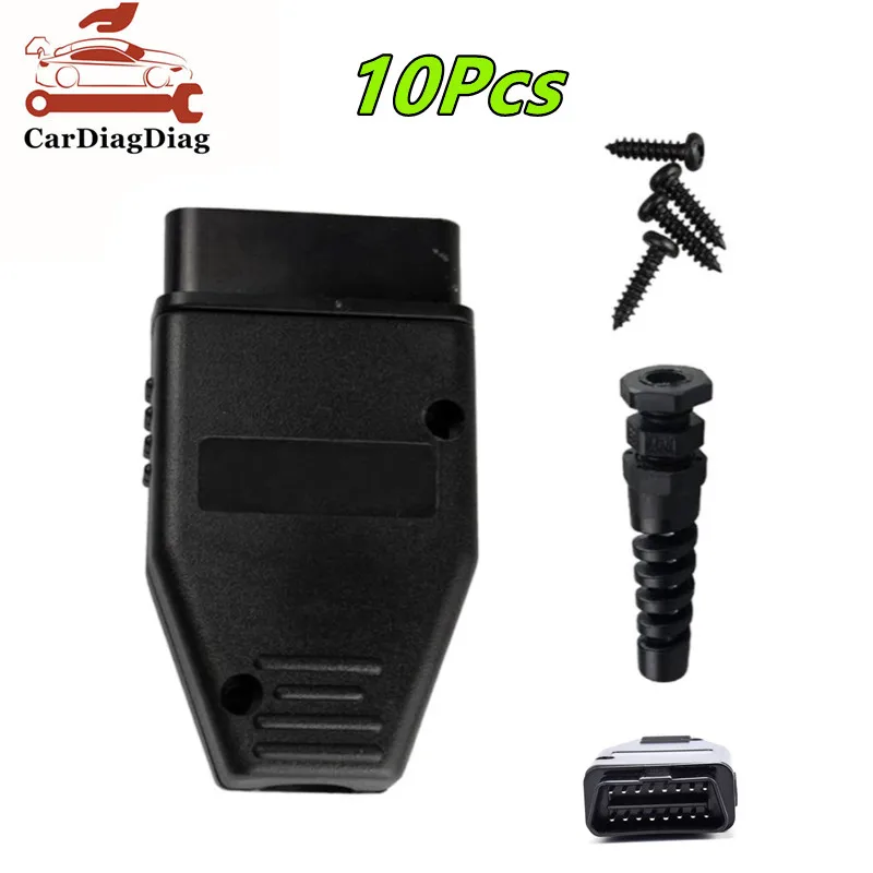 OBD штекер OBD2 16-контактный разъем II Адаптер Разъем OBDII J1962