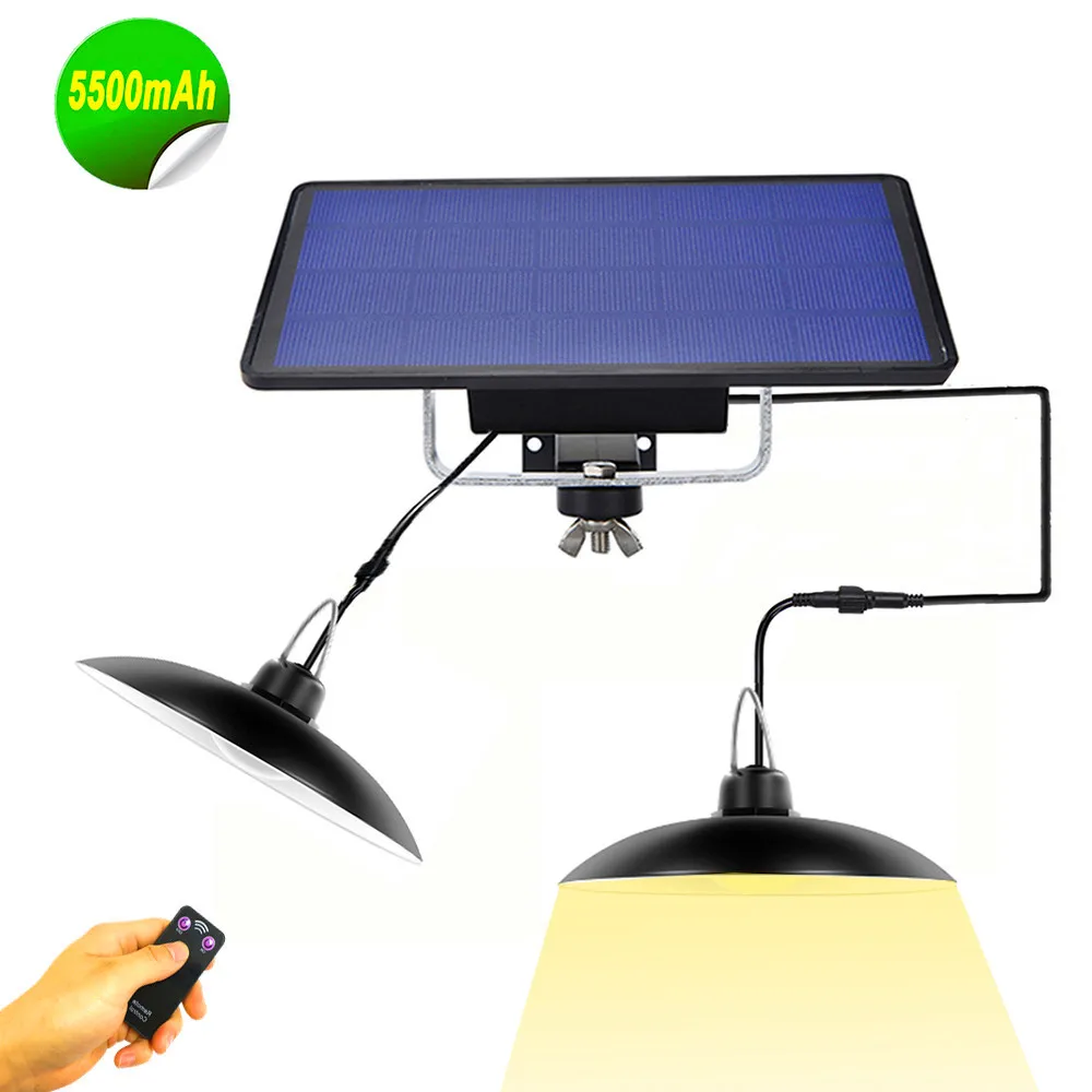 Двойная светодиодная лампа на солнечной батарее фонарь с удлинителем 3 м