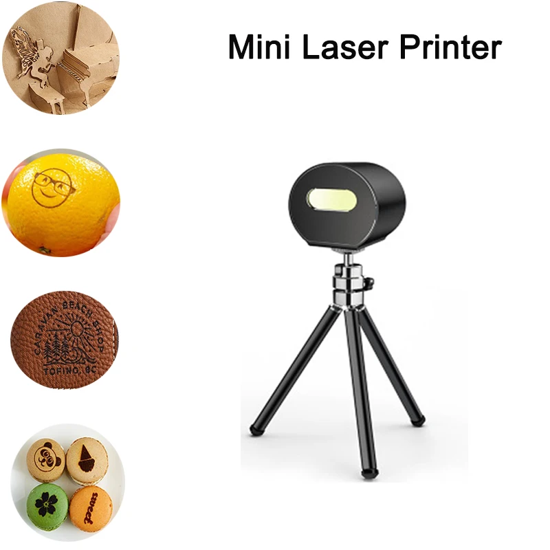 

Mini laser printer Portable Laser Engraving Machine Printer Desktop Etcher 3D Cutter DIY Engraver Lifetime 10000 hours