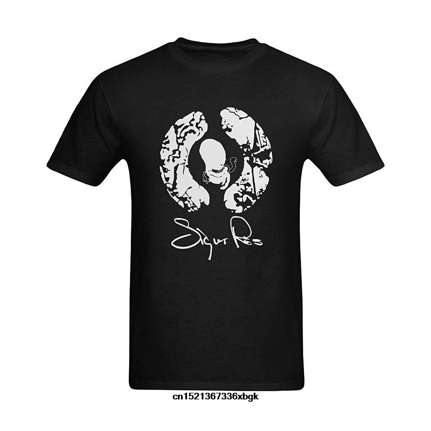 Новинка черная футболка с логотипом Sigur Ros Rock Band Размеры S 3XL повседневные мужские