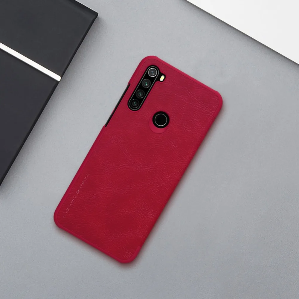 Для Xiaomi Redmi Note 8T 8 7 6 Pro Чехол Nillkin Qin Флип кожаный чехол Роскошный чехол для телефона для Xiaomi Redmi Note 8T 8 7 6 Pro Чехол