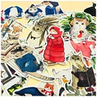 26 шт.компл. в винтажном стиле; С милым рисунком кота мечта Стикеры 