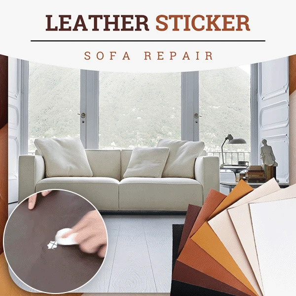 

Sofa Repair Leather Sticker 50x138cm Lychee Pattern Sofa Patch Self-Adhesive Furniture Repair Accessories