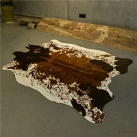 rugs mat animal fur carpet american cowhide carpet living room bedroom sofa tea table special shaped photo mat