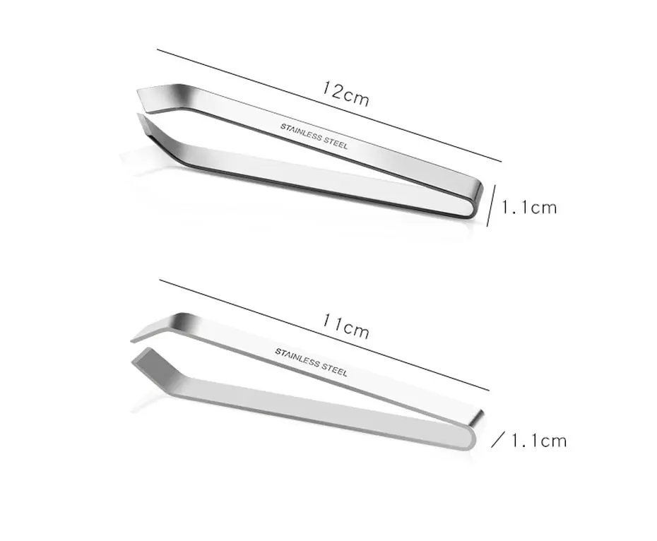 Omife Stainless Steel Fish Bone Tweezers Remover Salmon Fishing Bones Knife Pincer Puller Tongs Pick-Up Seafood Tool Crackers