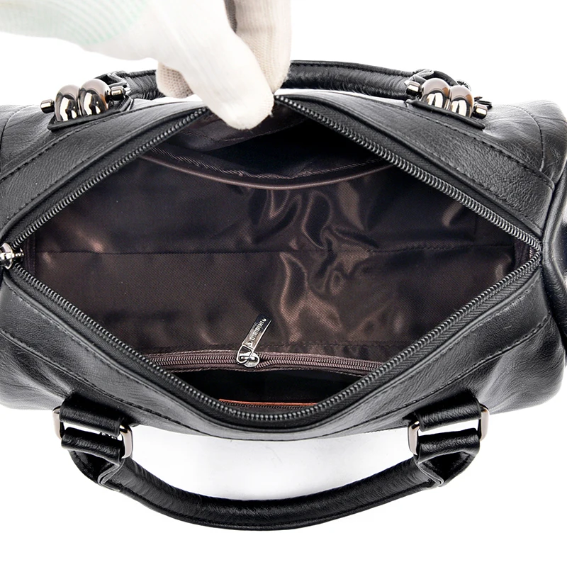 Сумка-тоут женская из натуральной кожи с кисточкой 2020 |