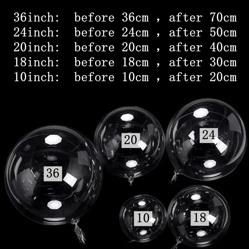 100 шт./упак. мятно зеленый/розовый прозрачный наполнитель для воздушных шаров