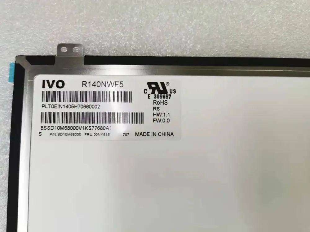 

R140NWF5 lcd display screen for Lenovo ThinkPad T460S T470S T480S T490 01YN152 laptops Notebook In Cell Touch