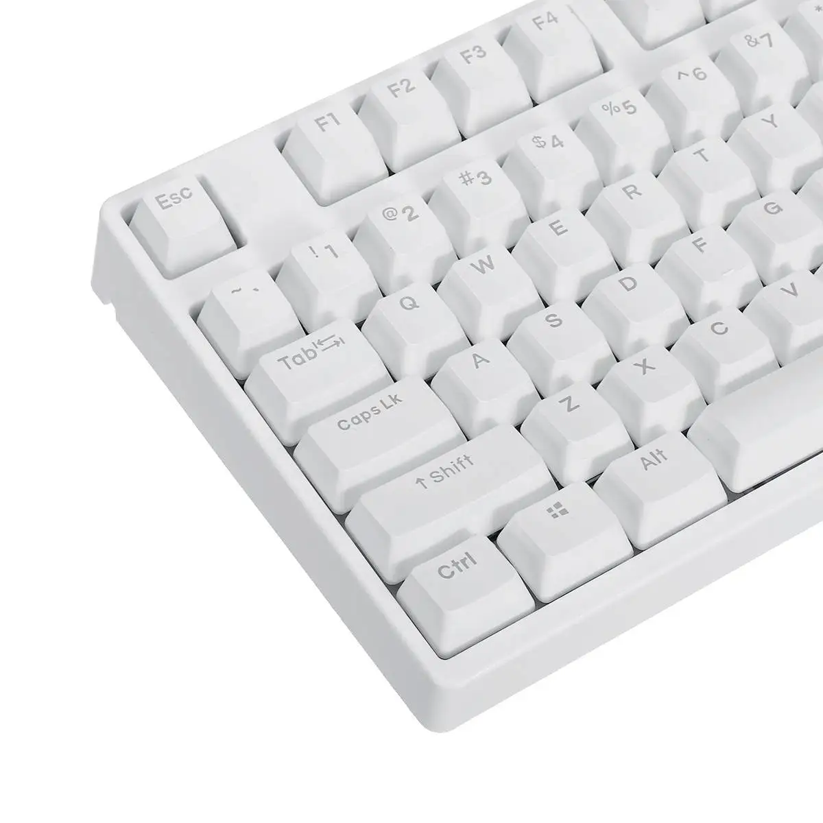 Белый 104 ключ NKRO USB Проводная RGB подсветка переключатель Gateron PBT двойная съемка клавиатуры Механическая игровая клавиатура