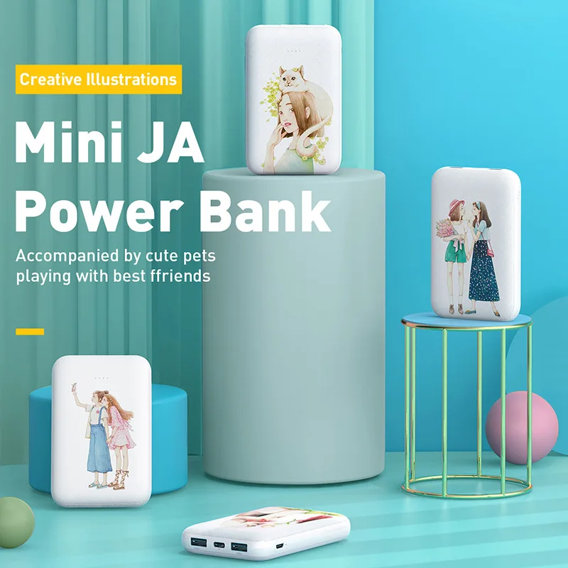 Baseus power Bank 10000 мАч Быстрая зарядка Внешняя батарея зарядное устройство USB bank