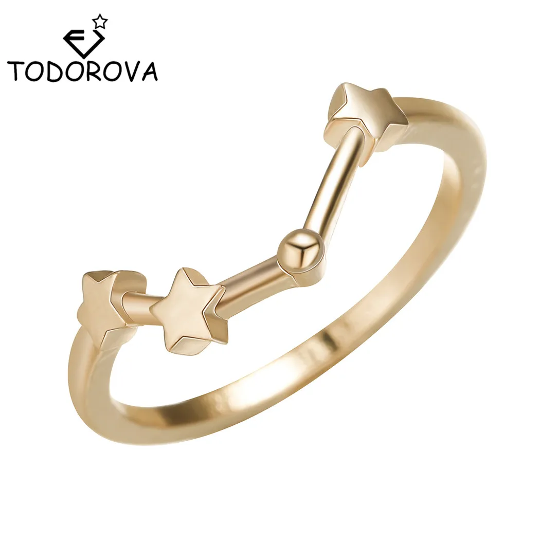 Todorova зодиакальные кольца 12 созвездий кольцо для женщин мужчин Астрология