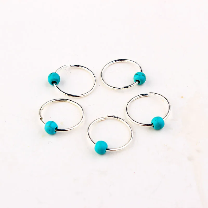 Кольцо для волос с жемчугом 5 шт./компл. из натурального дерева