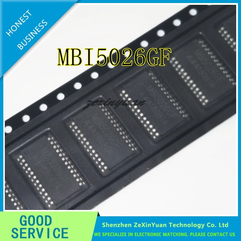 Новый оригинальный 16-битный светодиодный драйвер постоянного тока MBI5026GF MB15026GF MBI5026 SOP24, 50 шт./лот