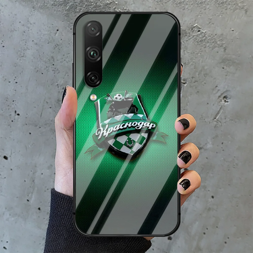 

Russian football Krasnodar Phone Tempered Glass Case Cover For huawei honor 7 8 9 10 20 A X S lite i pro Hot Soft Shell Prime