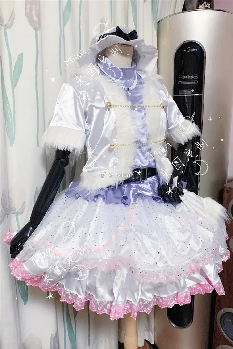 

[Customize] Anime LoveLive Maki Nishikino Snow Halation Dress Love Live Gorgeous Cosplay Costume Halloween Party Suit For Women