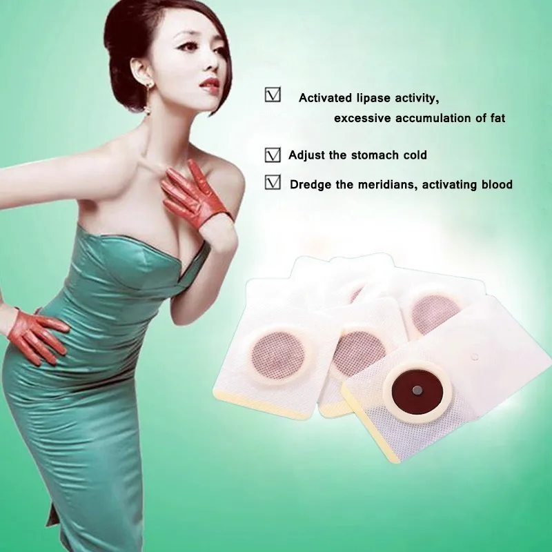 Новое поступление Магнитный Тонкий пластырь для пупка похудения потери веса