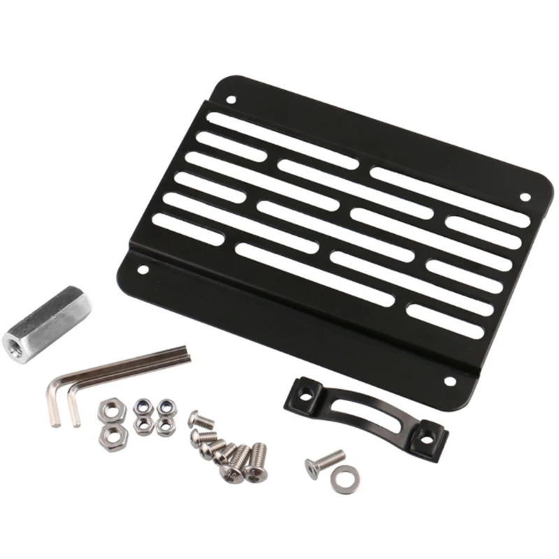 

Front Bumper Tow Hook License Plate Mounting Bracket Holder for Subaru