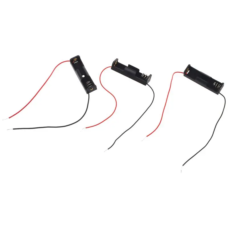 3 шт односторонний 1x1 5 V AA Батарея открытые держатель для хранения Чехол Коробка