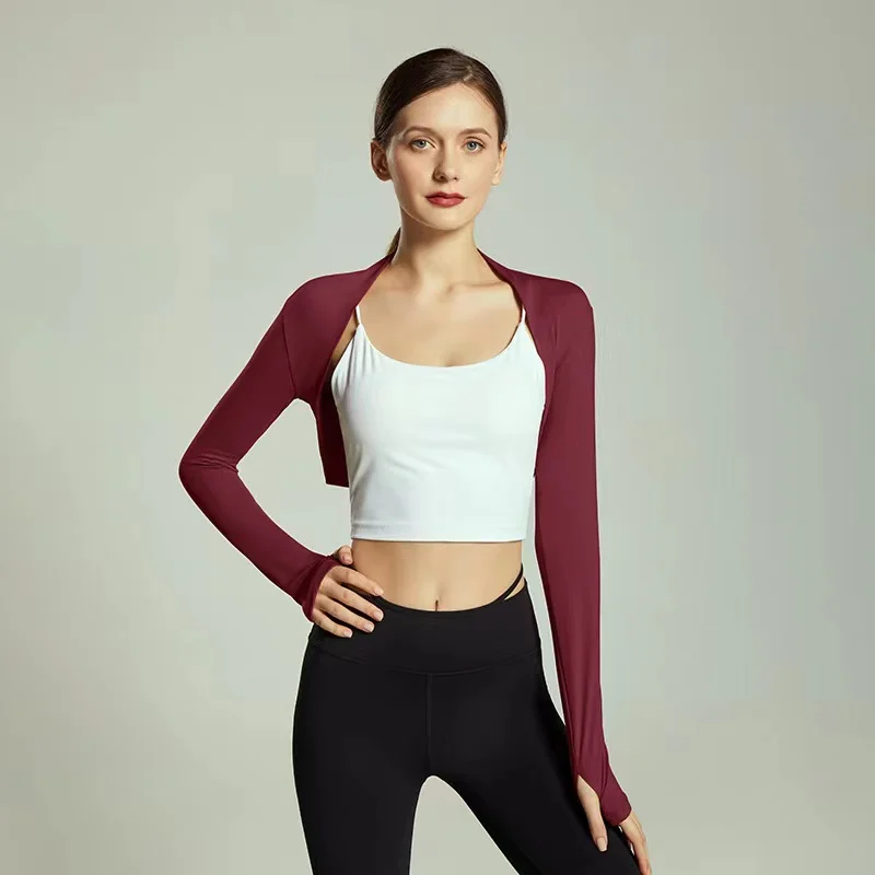 

Women's Shrug Short Cardigan Tops Autumn Casual Fashion Long Sleeve Sweaters Stretchy Slim Open Stitch Cardigans Shrugs 2579