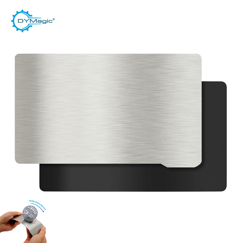 Hoja de acero de resorte de curado de luz para impresora 3D + Placa de plataforma de pegatina magnética flexible para impresión de resina UV DLP SLA Anycubic Photon