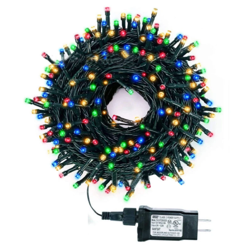 

10M-50M Waterproof LED Fairy String Lights 24V EU US plug Outdoor Garland for Christmas Trees Xmas Party Wedding Decoration