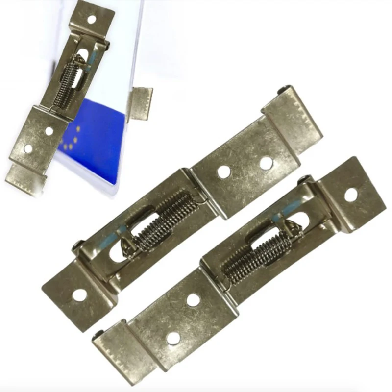 

Stainless Steel License Plate Clip Trailer Type Truck License Plate Cover License Plate Frame SpringNumber Plate Clip Bracket
