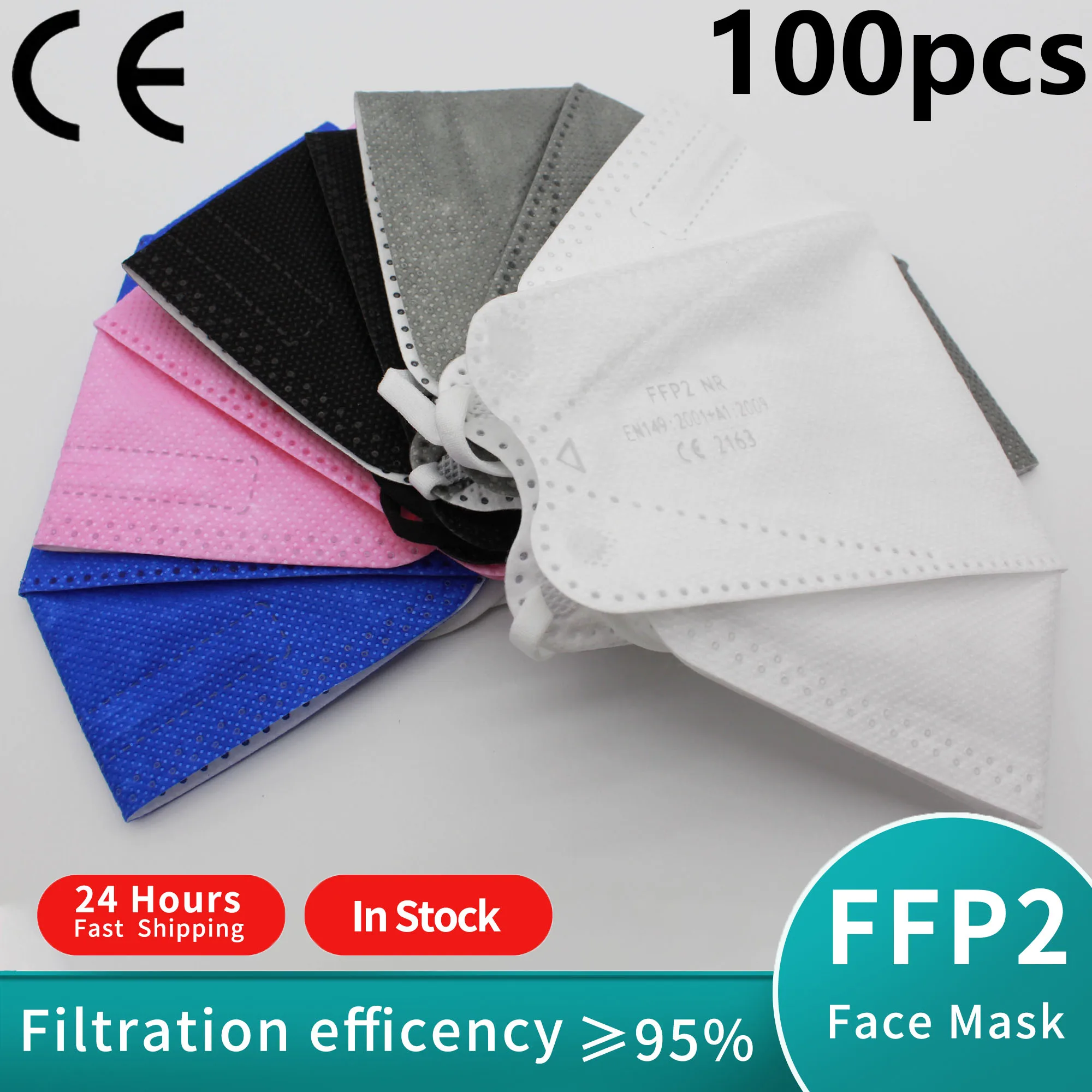 

Individual Package Fish Korea KF94 KN95 Mask CE FFP2 Face Mask Protective Face Adult KN95 Mask Respirator Mouth Mask Mascarillas