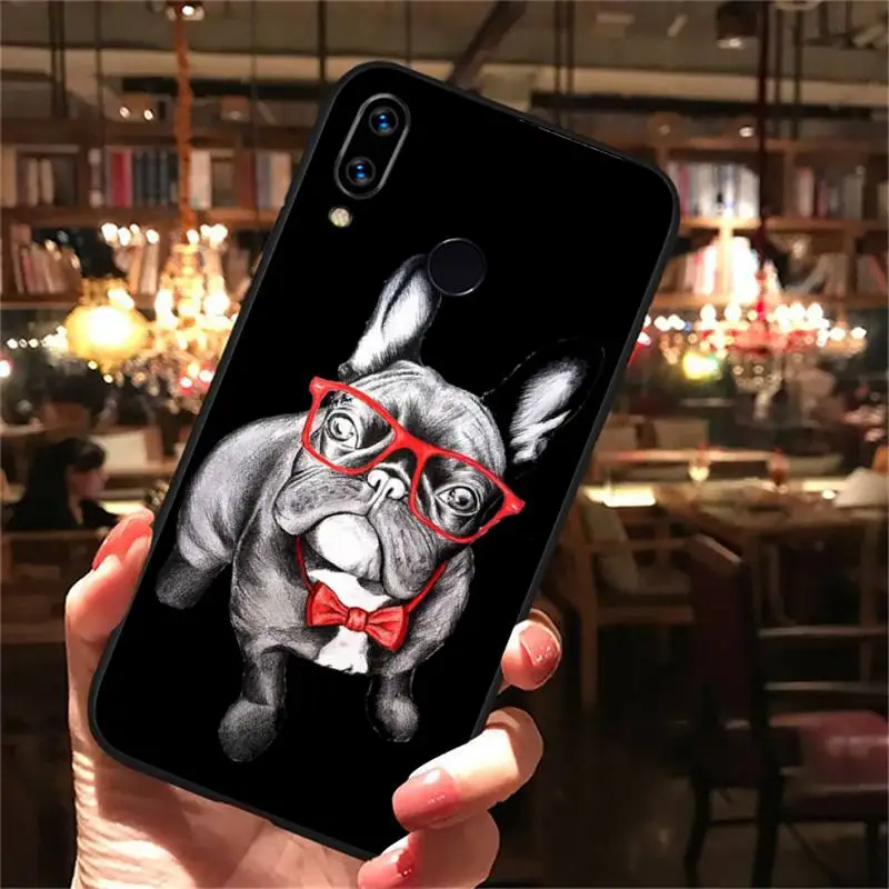 

Cute Funny French Bulldog Phone Case For Xiaomi Redmi 7 9t a3 9se k20 mi8 max3 lite 9 note 8 9s 10 pro