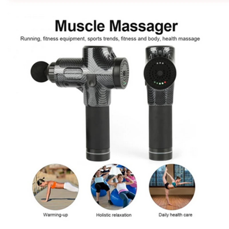 Пистолет для массажа мышц массажер мышечной боли тренировок и упражнений
