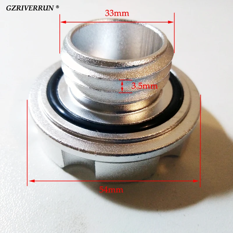 Серебристая алюминиевая крышка для наполнителя масла подходит гоночных