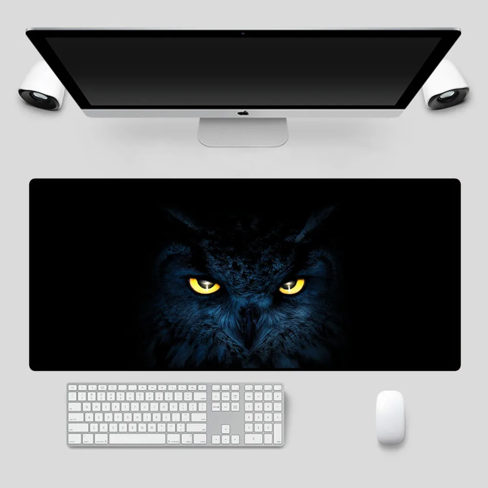 

Mairuige Large Mouse Pad Animal Owl Pattern Mouse Pad Computer Notebook Office Keyboard Computer Gaming Mouse Pad Desk Mat