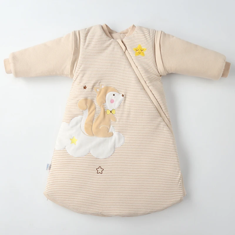 Детский спальный мешок детский с отстегивающимся рукавом Многофункциональный