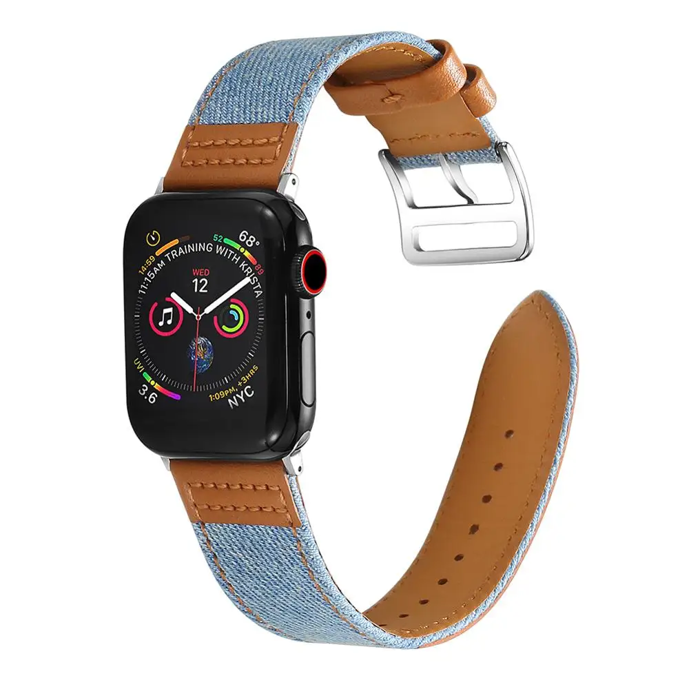 Replacement Watch Band Lightweight Canvas Wristband Compatible with Apple 38 40 42 44 mm | Электроника