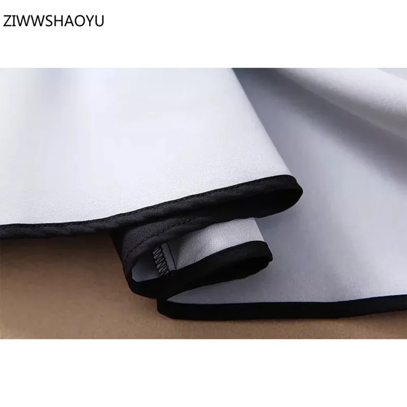 

Ziwwshaoyu 2021 Summer Women Fashion Black O-Neck Sleeveless Elegant Holiday A-Line Long Dresses