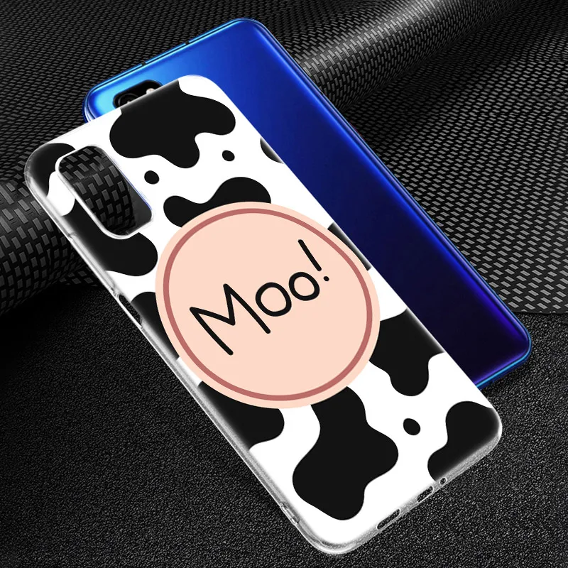 hot cute cow pattern soft silicone case for huawei nova 3 3i 5t 7 se 8 pro honor 9a 9c 9s 30i 30s 30 pro plus 10x lite ru cover free global shipping