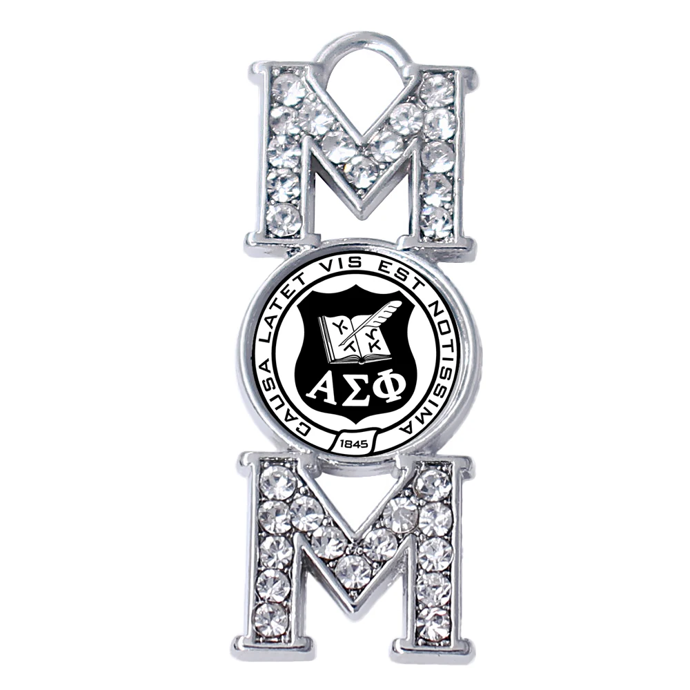 Модные стразы инкрустированные эмалью ALPHA SIGMA PHI Brother &amp sororations промышленная