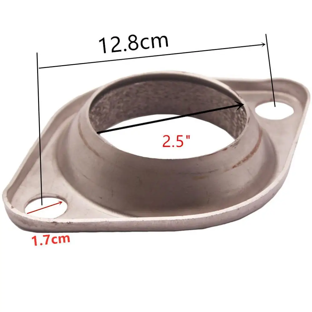 2 5 дюймов JDM коллектор коллектора фланец и пончик выхлопной прокладки заголовок